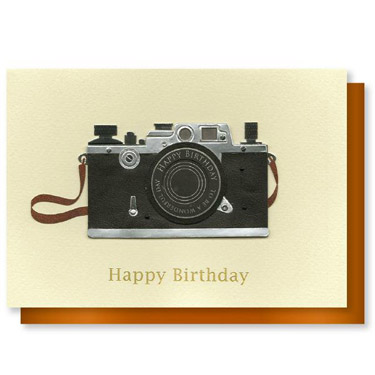 バースデーカード カメラ