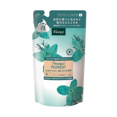 泡ボディウォッシュ ピースフルモーメント アクアハーバルの香り 詰め替え 400g