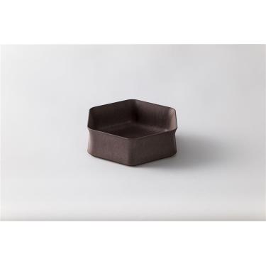 深鉢ロッカク 中 770ml レッドブラウン