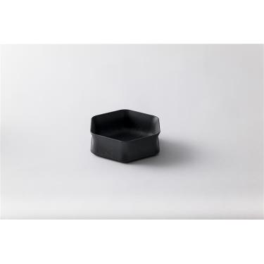 深鉢ロッカク 小 410ml ブラック