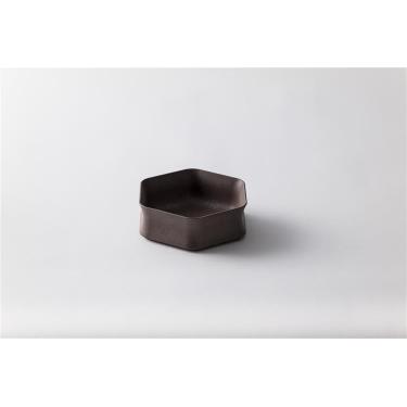 深鉢ロッカク 小 410ml レッドブラウン