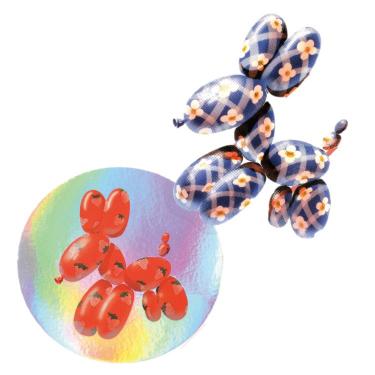 クリエイターズサーカス ステッカー HOHOEMI いちごバルーン