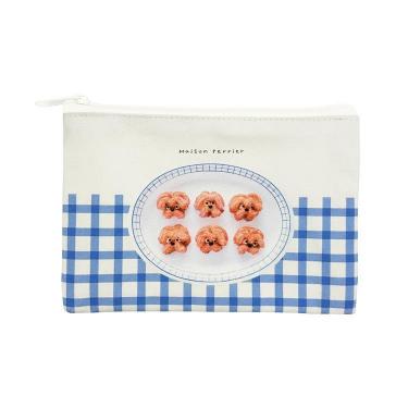 フラットポーチ メゾンテリア フレンチドッグ