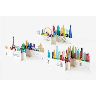 2026年1月始まりカレンダー 卓上 グッドモーニング CITY