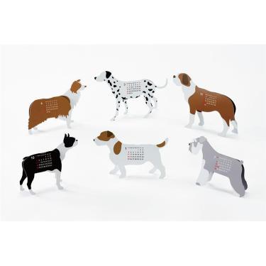 2026年1月始まりカレンダー 卓上 グッドモーニング Dogs