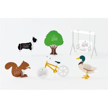 2026年1月始まりカレンダー 卓上 グッドモーニング Park