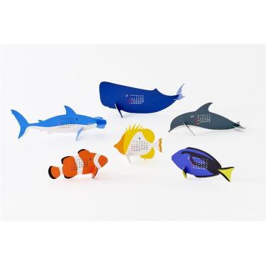 2026年1月始まりカレンダー 卓上 グッドモーニング Ocean