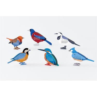 2026年1月始まりカレンダー 卓上 グッドモーニング Birds