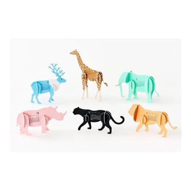 2027年1月始まりカレンダー 卓上 Animals