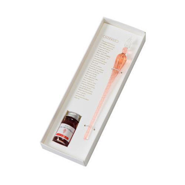 ガラスペン つむぎ ミニインクセット コーラル