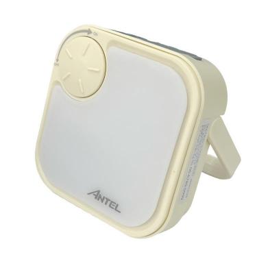 充電式ソーラーパネルランタン 多機能ライト アイボリー