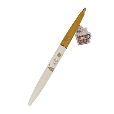 マスコットチャーム付きボールペン 0.5mm 油性 カリタ マスタードイエロー