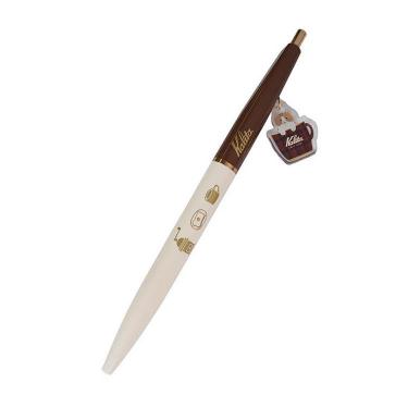 マスコットチャーム付きボールペン 0.5mm 油性 カリタ ミルクチョコ