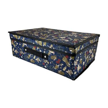 ストレージボックス　水曜日のアリス　アンティークネイビー