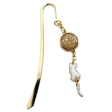 ブックマーク　水曜日のアリス　ムーン＆キャット　ホワイト