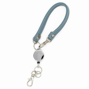 コードリール PUレザー ブルーグレー