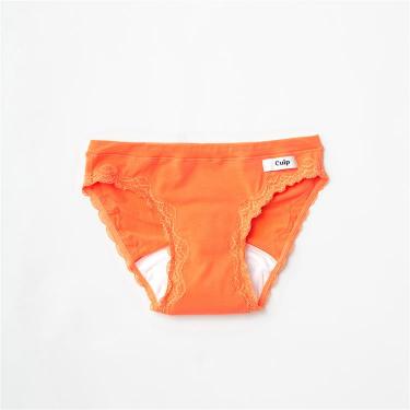 吸水ショーツ スリム M オレンジ