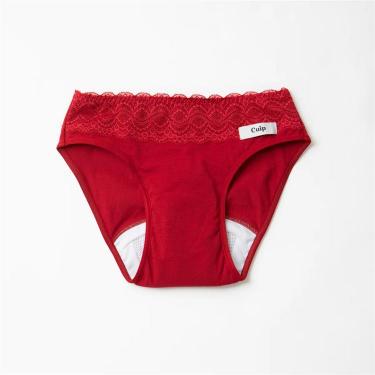 吸水ショーツ ドライ L レッド