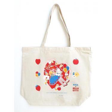 MoMA Baggu キャンバスバッグ ブルー/レッド MoMA Baggu キャンバスバッグ ミディアム ブルー／レッド