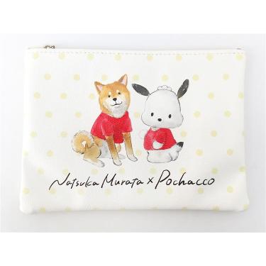 村田夏佳×ポチャッコ 合皮フラットポーチ