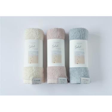 フェイスタオル  33×73cm パウダーブルー