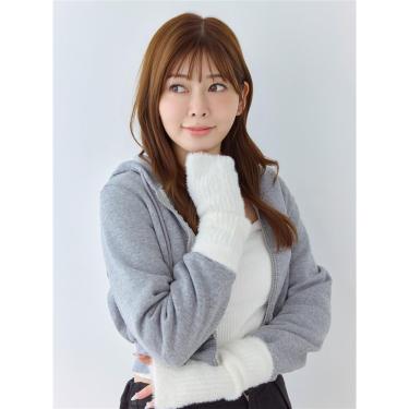 ふわりぃスリム ショートウォーマー ミルキーホワイト