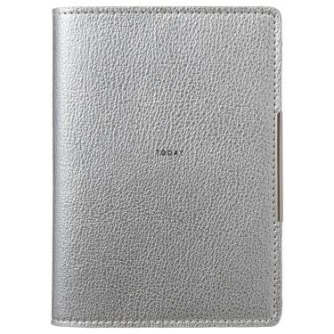 フリーダイアリー B7 ポケットログ メタリック シルバー