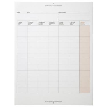 フィールドパッドリフィル A5 月間 日付フリー