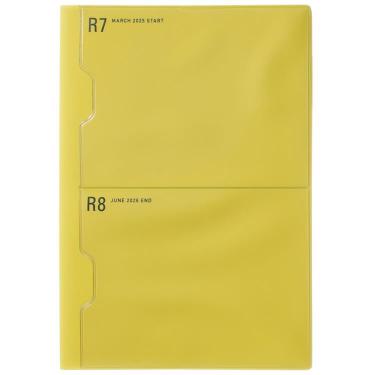 2025年3月始まり手帳 月間 A5 ポケット イエロー