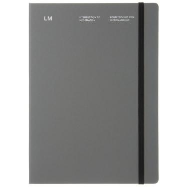 2025年3月始まり手帳 月間レフト A5 ハードカバー グレー