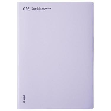 2025年9月始まり手帳 週間レフト B6 イーフレンドリー パープル