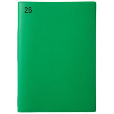 2025年9月始まり手帳 週間レフト B6 年号 グリーン