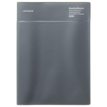 2025年9月始まり手帳 週間レフト B6 ポケット グレー