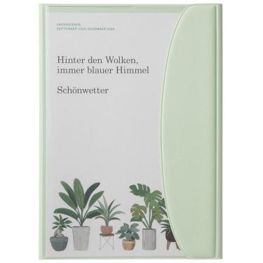 2025年9月始まり手帳 月間 A5 ボタニカル ミント