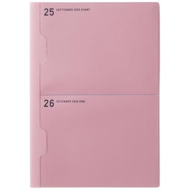 2025年9月始まり手帳 月間 A5 ポケット ピンク