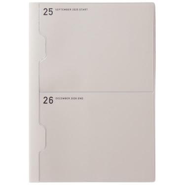 2025年9月始まり手帳 月間 A5 ポケット ホワイト