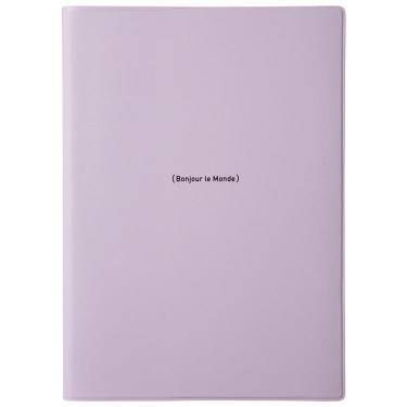 2025年9月始まり手帳 週間ブロック B6 タイポ パープル