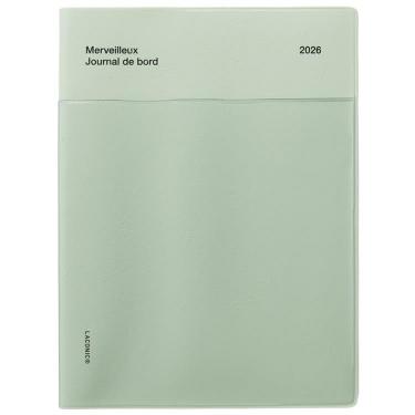 2025年9月始まり手帳 週間バーチカル B6 ライフログ ポケット ミント