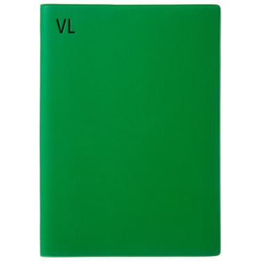 2025年12月始まり手帳 週間バーチカルレフト B6 タイポ グリーン