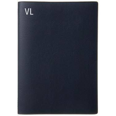 2025年12月始まり手帳 週間バーチカルレフト B6 タイポ ネイビー