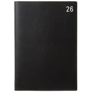 2025年12月始まり手帳 週間バーチカル A5 年号 ブラック