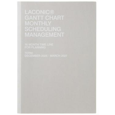 2025年12月始まり手帳 月間 A4 ガントチャート タイポ