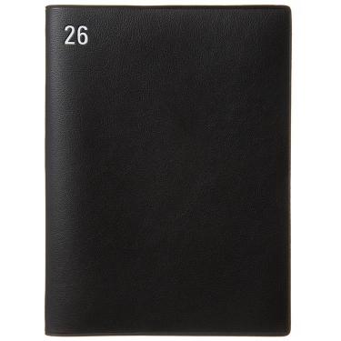 2025年12月始まり手帳 週間レフト B6変型 タスクログ 年号 ブラック