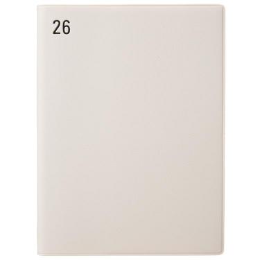 2025年12月始まり手帳 週間レフト B6変型 タスクログ 年号 ホワイト