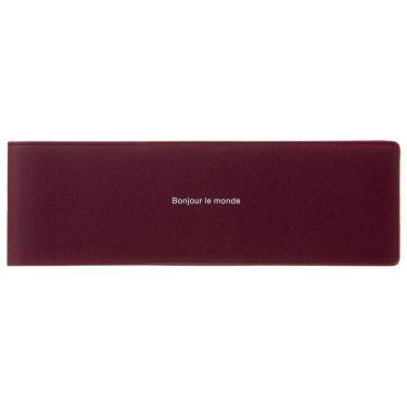 2025年12月始まり 週間ブロック A5変型 スティックダイアリー タイポ ワイン