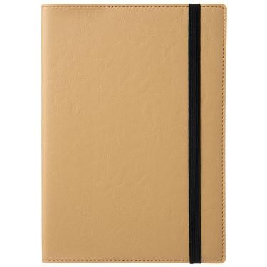 2026年3月始まり手帳 週間バーチカルレフト A5 合皮 ブラウン