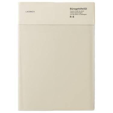 2026年3月始まり手帳 週間バーチカルレフト A5 ポケット アイボリー