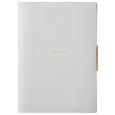 2026年3月始まり手帳 週間バーチカルレフト B6 トイトイトイ グレー