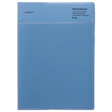 2026年3月始まり手帳 週間バーチカルレフト B6 ポケット ブルー