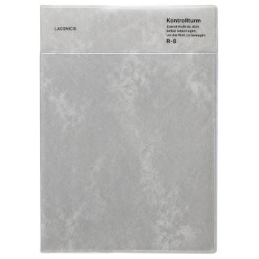 2026年3月始まり手帳 週間バーチカルレフト B6 ポケット グレー